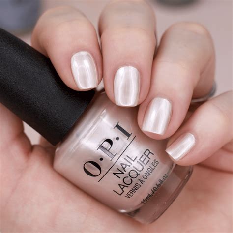 Add a touch of magic to your nails with White Chrome OPI Nail Polish